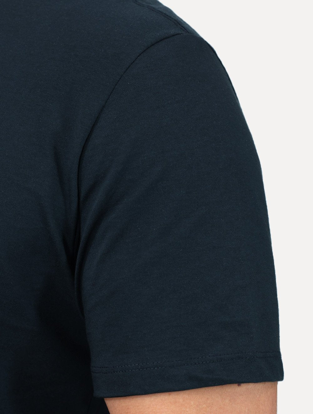 Camiseta Individual Comfort Pima Soft Touch Logo Azul Marinho