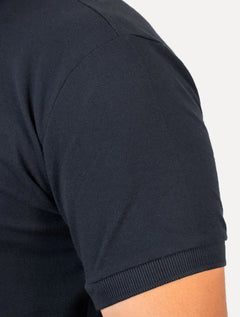 Polo Aramis Masculina Basic Piquet Azul Marinho