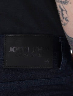 Bermuda John John Jeans Masculina Box Basics 5 Pockets Escura