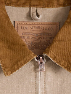 Jaqueta Levis Jeans Masculina Jacket Mechanics Full-zip Cáqui