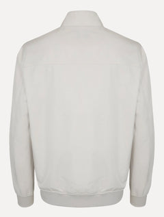Jaqueta Dudalina Masculina Bomber Texturizada Recortes Cáqui Claro
