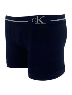 Cueca Calvin Klein Trunk Seamless Mescla Duo Azul Marinho