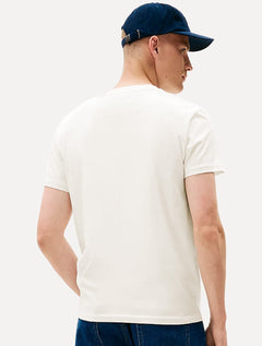 Camiseta Tommy Hilfiger Masculina Regular Big Flag Off White
