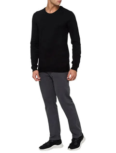 Suéter Calvin Klein Masculino Tricot Crewneck CK Logo Preto