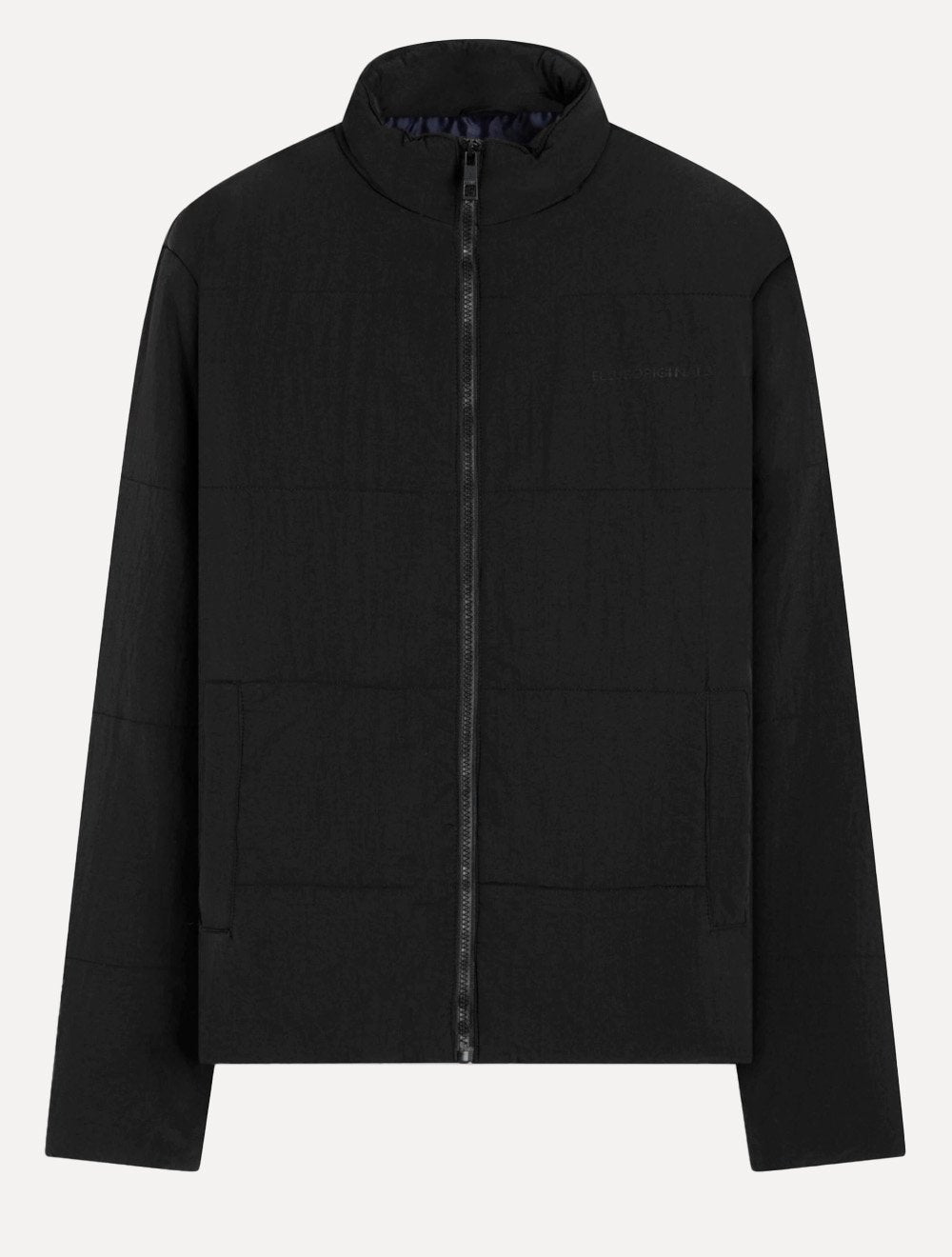 Jaqueta Ellus Masculina Nylon Puffer Wrinkle Preta