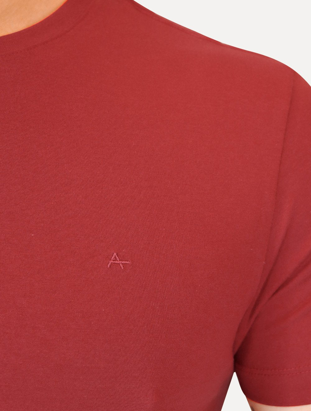 Kit Camisetas Aramis | Masculina Basic Lisa Branca/Vermelha