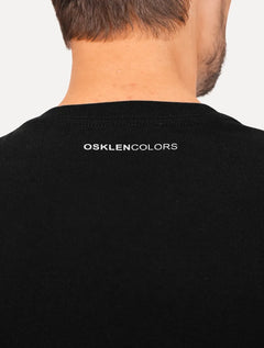 Camiseta Osklen Masculina Slim Vintage Colors Preta