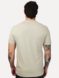 Camiseta Aramis Masculina Basic Lisa Mono Icon Areia
