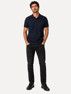 Polo John John Masculina Regular Fit Key Left Azul Marinho