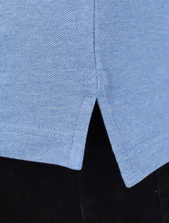 Polo Tommy Hilfiger Masculina Regular Piquet 1985 Spell Azul