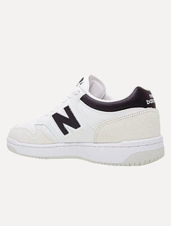 Tênis New Balance Casual Couro 480 Low Black Branco