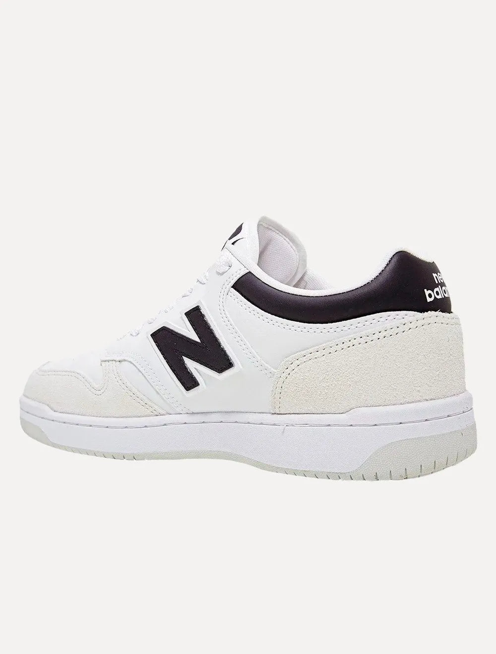 Tênis New Balance Casual Couro 480 Low Black Branco