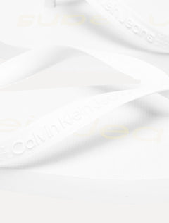 Chinelo Calvin Klein Jeans Masculino Básico Branco