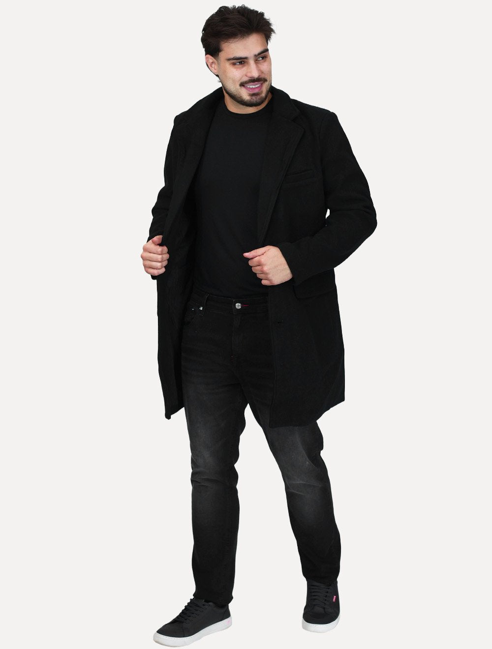 Casaco Dixen Blazer Alongado Preto
