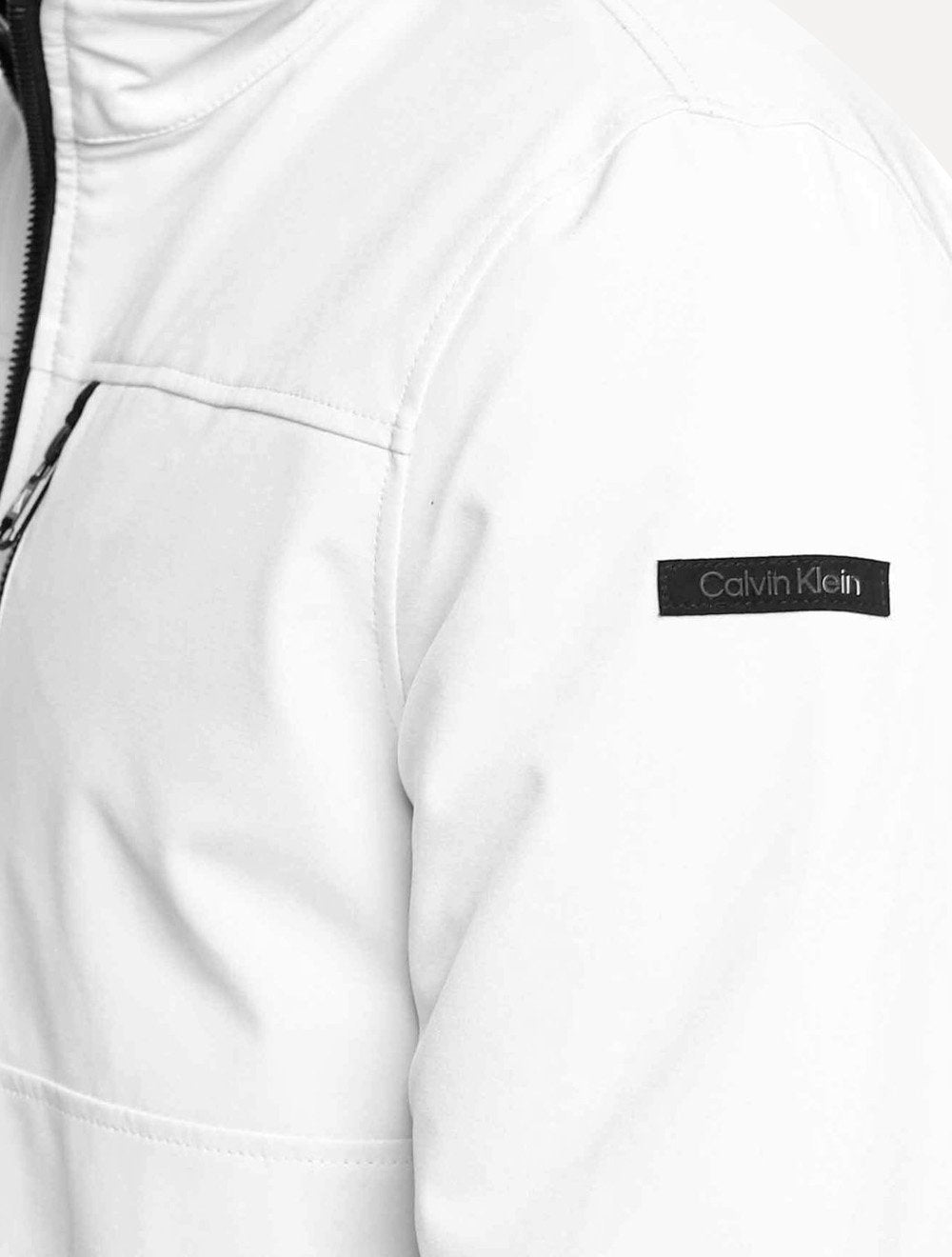 Jaqueta Calvin Klein Masculina Soft Shell Fur Branca