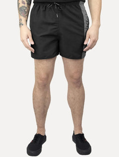 Short Calvin Klein Swimwear D'Água Grey Vertical Preto