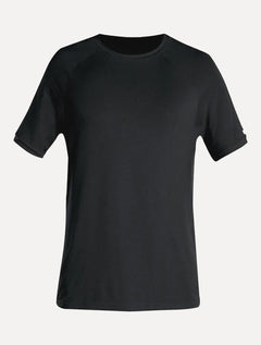 Camiseta Mash Masculina Raglan Microfibra Preta