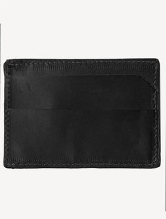 Carteira Calvin Klein Jeans Porta Cartão Couro Queima CK Preta