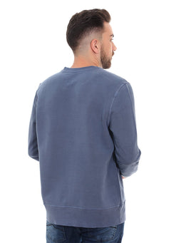Moletom Osklen Masculino Ecodye Regenerate Life Azul Tapajos