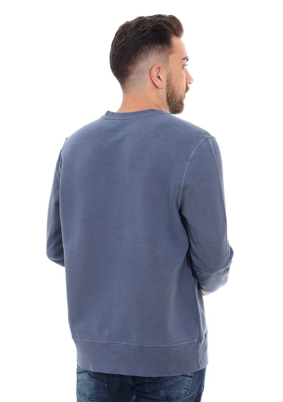 Moletom Osklen Masculino Ecodye Regenerate Life Azul Tapajos