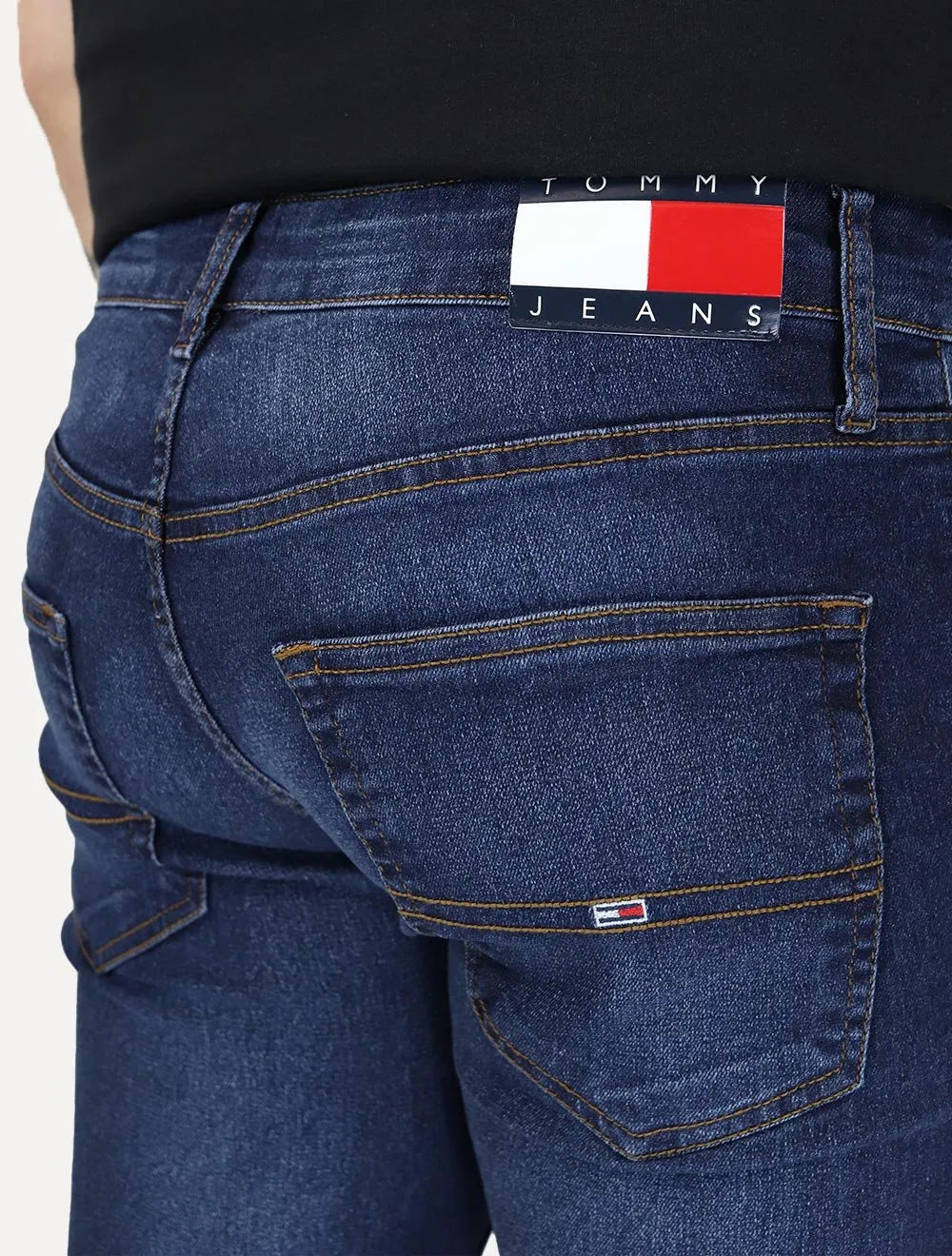 Calça Tommy Jeans Masculina Slim Scanton Washed Lav Azul