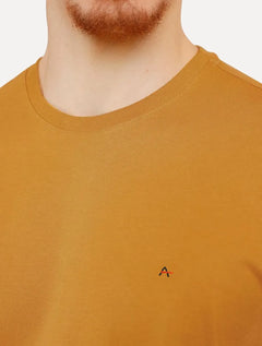 Camiseta Aramis Masculina Basic Lisa Dark Icon Marrom Claro