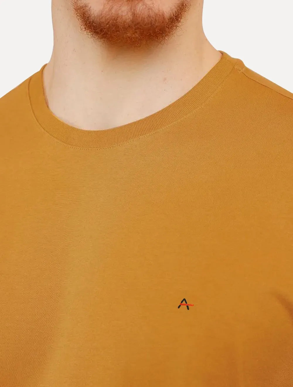 Camiseta Aramis Masculina Basic Lisa Dark Icon Marrom Claro