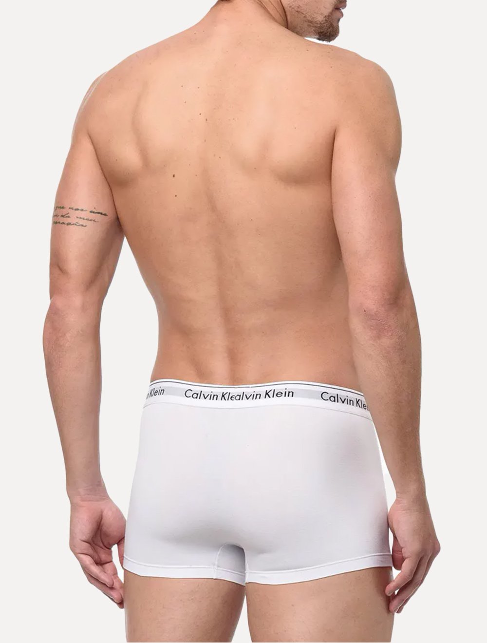 Cuecas Calvin Klein Trunk Modern Cotton Branca Pack 2UN