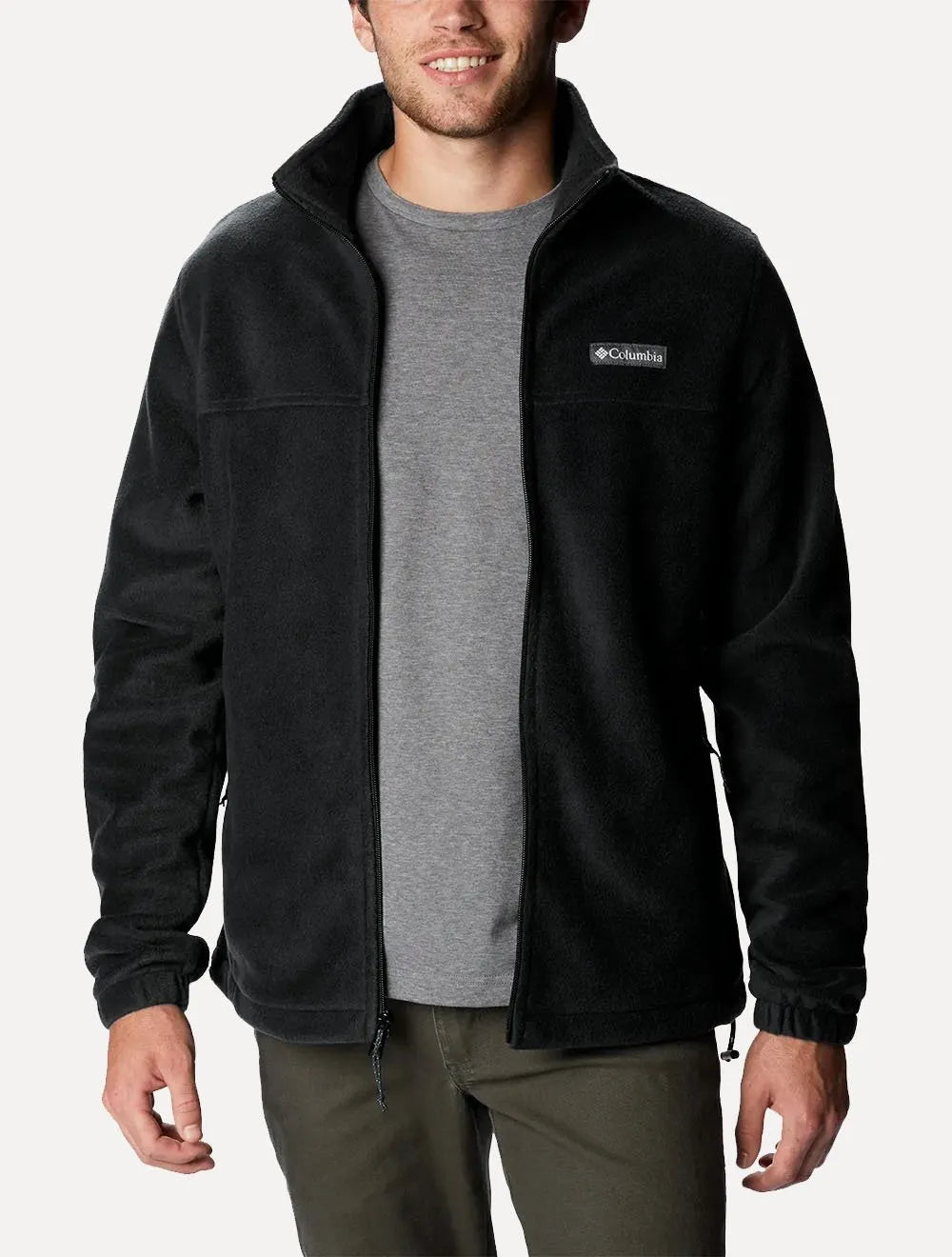 Jaqueta Columbia Masculina Fleece Steens Mountain Full Zip Preta