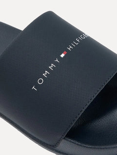 Chinelo Tommy Hilfiger Core Pool Slide Azul Marinho