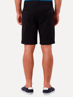 Bermuda Original Penguin Masculina Slim Sarja Chino Button Preta