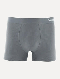 Cueca Mash Masculina Boxer Microfibra Risca de Giz Cinza