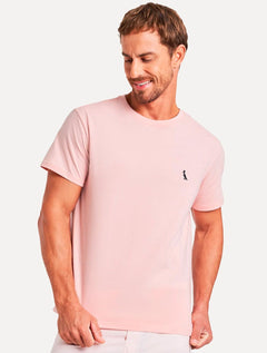 Camiseta Reserva Masculina Basic Navy Woodpecker Rosa