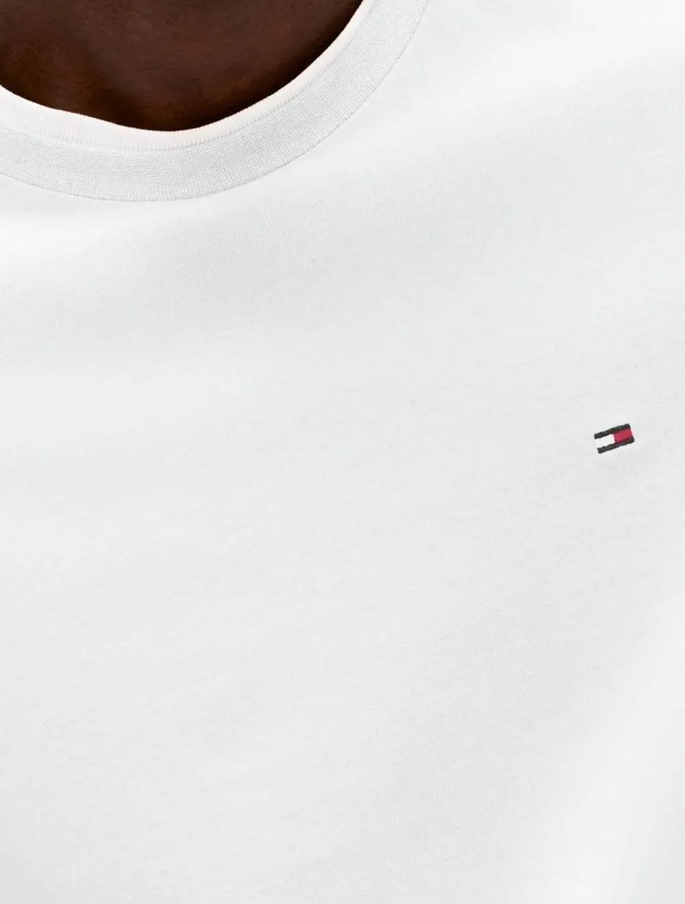 Camiseta Tommy Hilfiger Masculina Regular Core Pima Branca