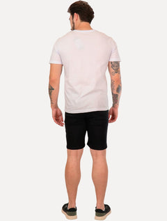 Bermuda Aramis Masculina Jeans Five Pockets Preta