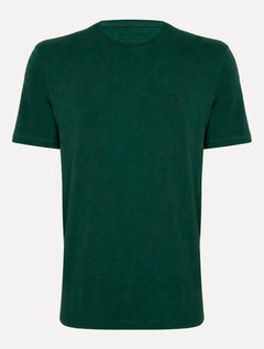 Camiseta Individual Masculina Comfort Pima Soft Touch Logo Verde
