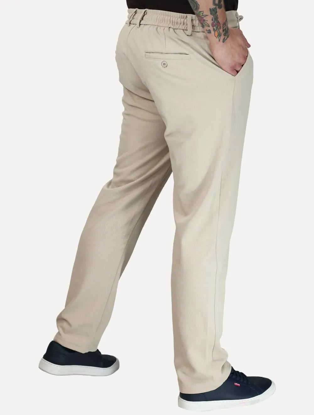 Calça Pellini Masculina Sport Classic Cáqui Claro