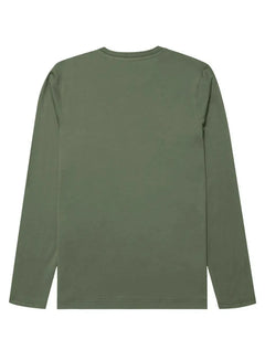 Blusa Calvin Klein Masculina Manga Longa CK NY Bordado Verde Militar
