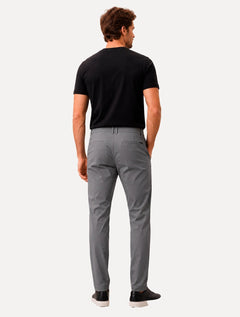 Calça Calvin Klein Masculina Alfaiataria Chino Chumbo