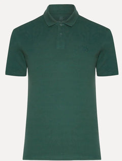 Polo John John Masculina Light Transfer Verde Escuro