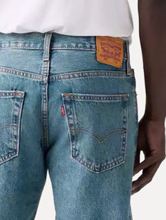 Bermuda Levis Jeans Masculina 405 Standard Shorts Stretch Azul