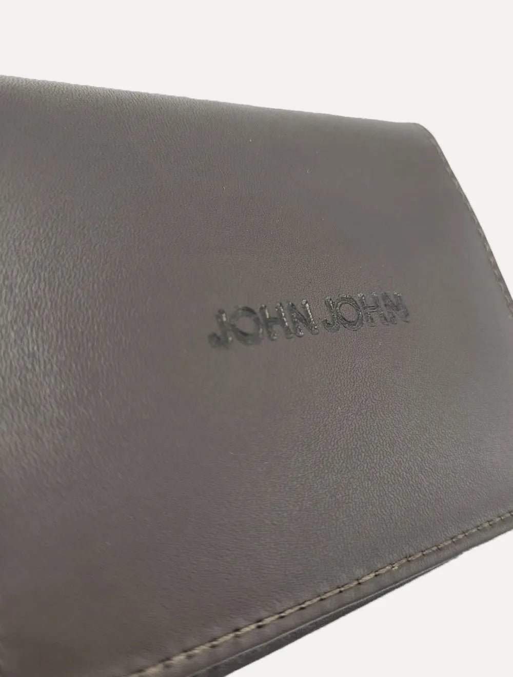 Carteira John John Masculina Couro Roger Brown Marrom