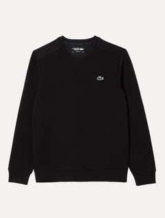 Moletom Lacoste Masculino Crewneck Sport Mesh Panels Preto