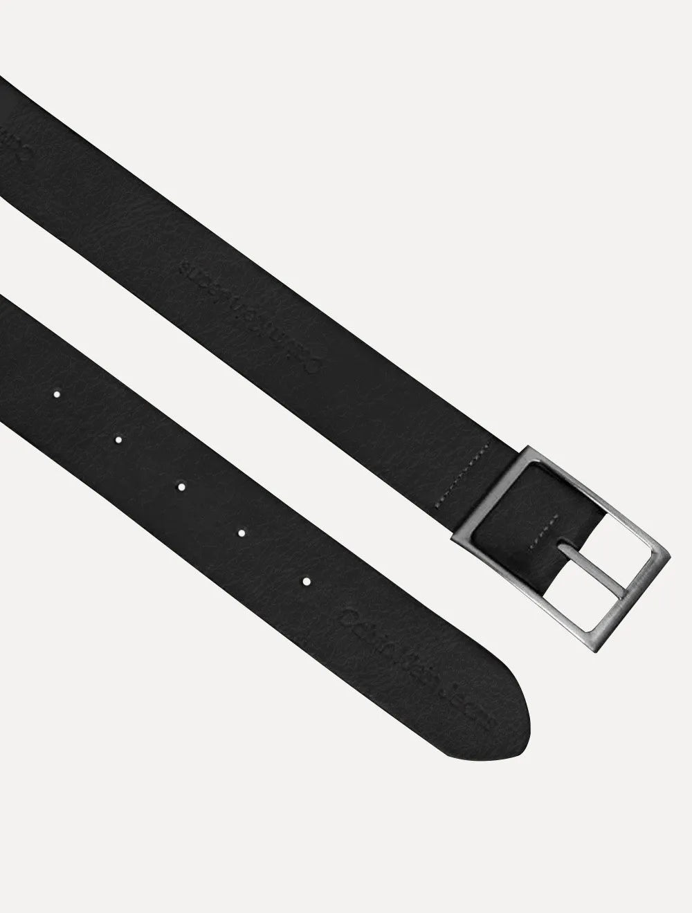 Cinto Calvin Klein Jeans Masculino Double Face Fivela Pirata Preto