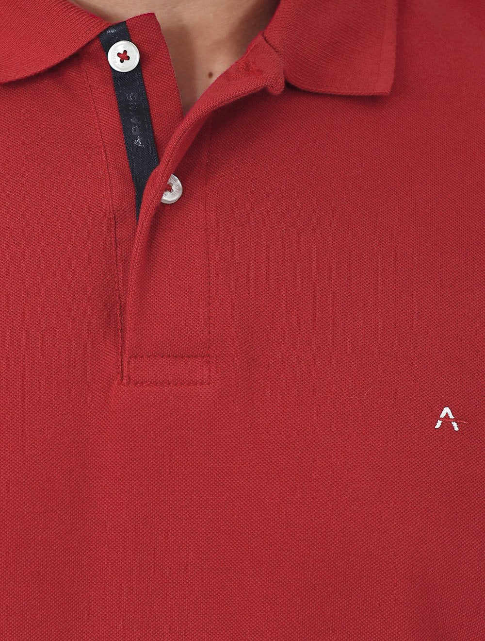 Polo Aramis Masculina Piquet Inner Detail Light Logo Vermelho