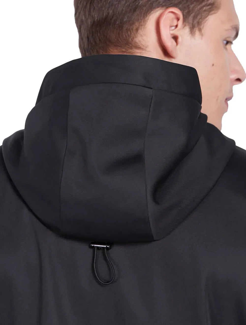 Jaqueta Aramis Masculina Nylon Hoodie Liquid Repeller Preta