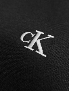 Moletom Calvin Klein Masculino Hoodie Fleece CK Logo Preto
