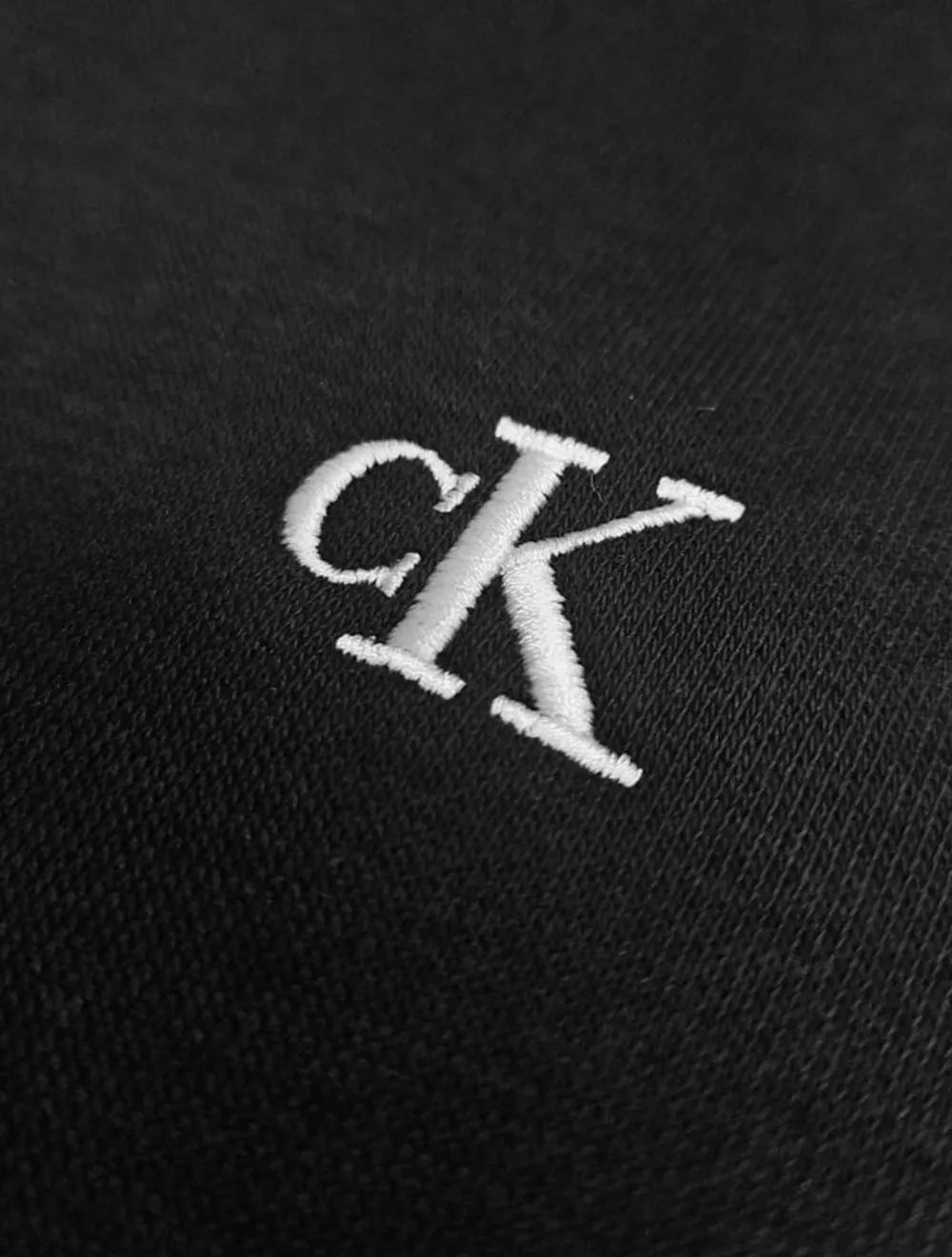 Moletom Calvin Klein Masculino Hoodie Fleece CK Logo Preto