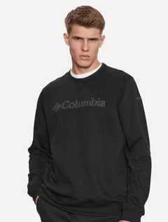 Moletom Columbia Masculino Crewneck Logo Fleece Preto