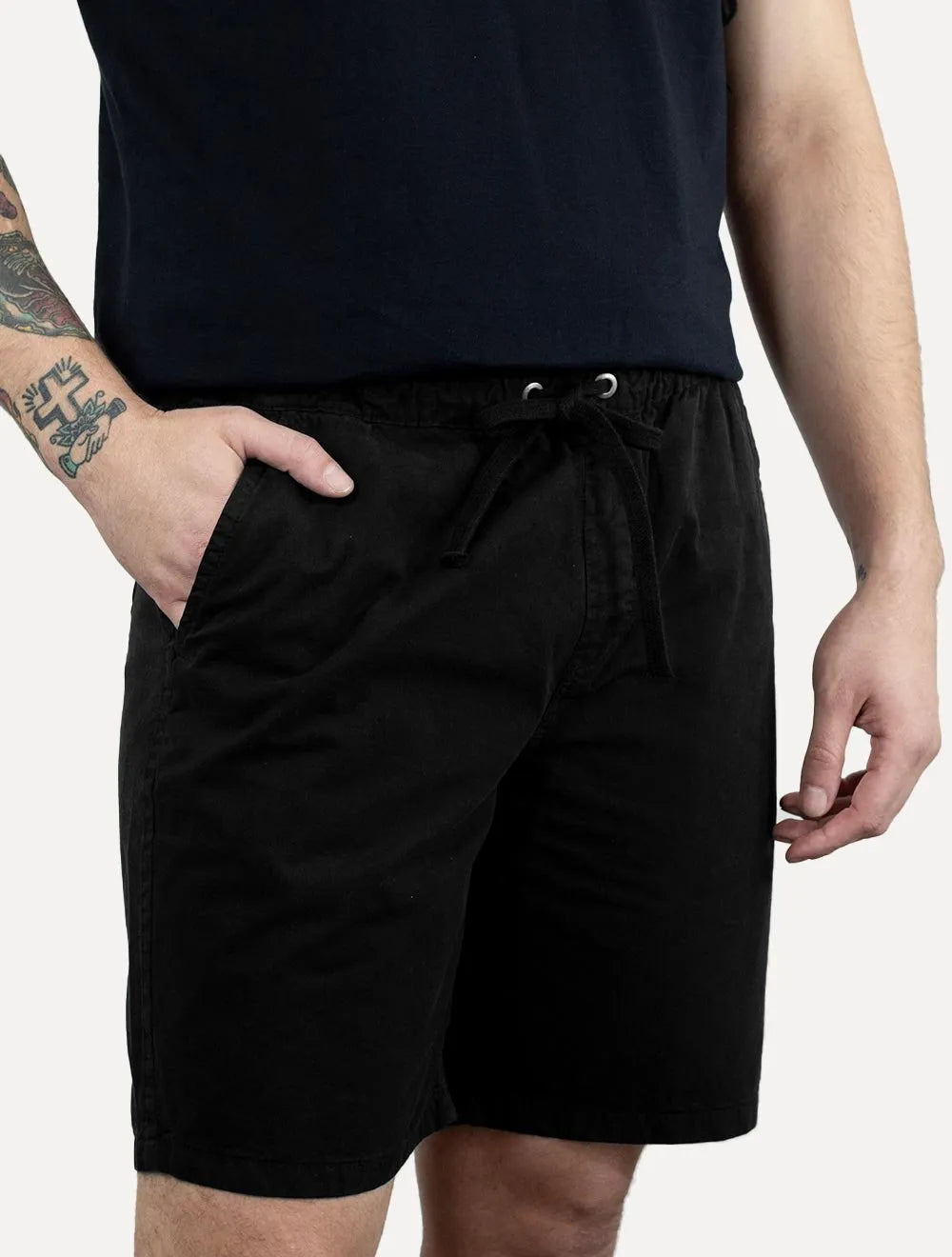 Bermuda John John Masculina Reta Cannon Stoned Preta